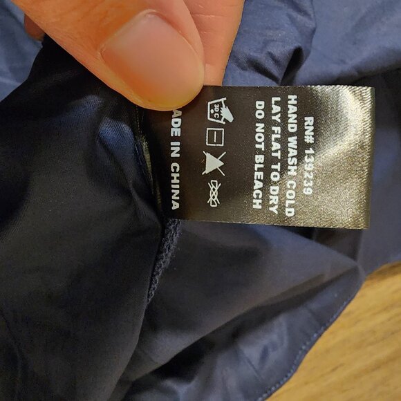 Tuckernuck Navy Mixed Media Juliette Dress Small Label coming detached - Picture 11 of 11